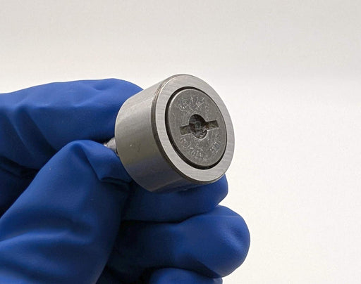 Smith Bearing Co CR-7/8 Flat Cam Roller 7/8" Roller Dia 1/2" Width 3/8" Stud Dia 1