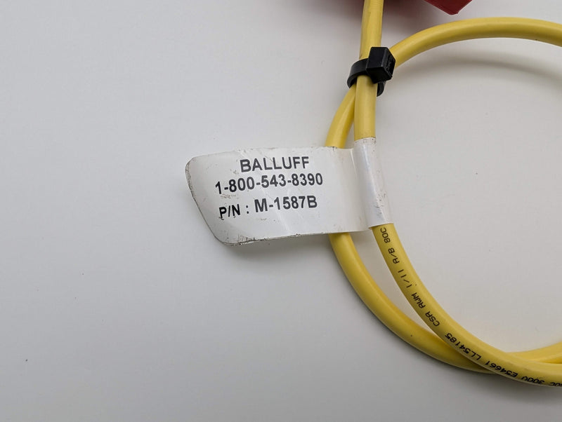 Balluff M-1587B Cable 4-Pin Sub-D Female to 4-Pin Male 2 Feet BCC02AT