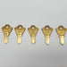 5x Acro Welch 9803 Key Blanks WE1 Keyway Brass 5 Pin USA Made 3