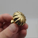 Baldwin Melon Cabinet Knob Polished Brass 1.25" Diameter 4981-030 NOS 2