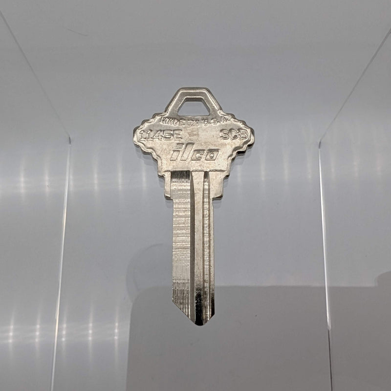 10x Ilco 1145E Key Blanks for Schlage 5 Pin E Keyway Locks SC8 EZ Nickel Plated