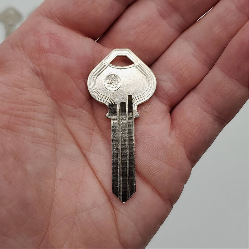 5x Ilco A1011-PZR Key Blanks Russwin N15X27M-6 Nickel Plated 6 Pin NOS 2