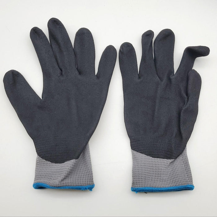 Nitrile Grip Work Gloves Sz XL Mechanics Gloves Global Glove 708345XL 12 Pairs 6