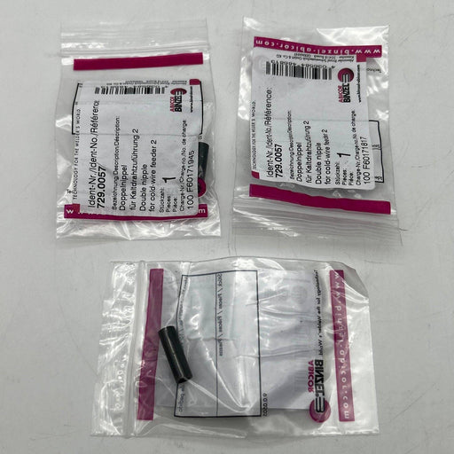 Abicor Binzel 729.0057 Double Nipple for ABITIG and ABITIG-MT Welding Torch 3ct 1