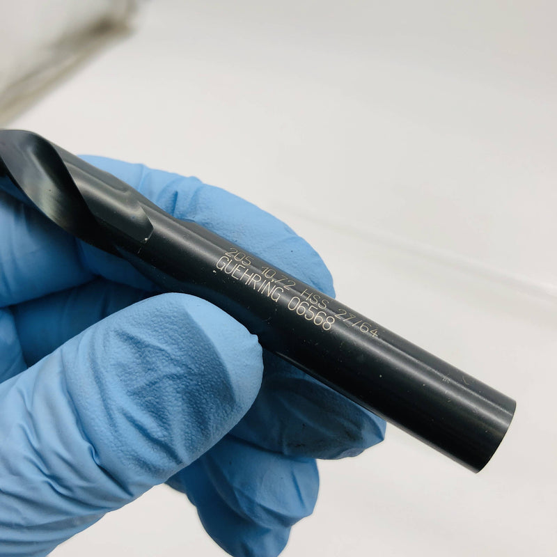 Guhring 205 Jobber Drill Bit 27/64in HSS Steam Oxide DIN 338 R-N 118 Point 1pc 5