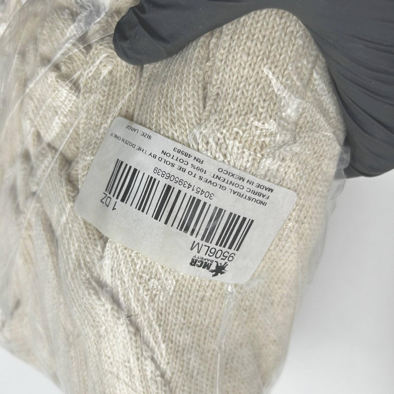 MCR Safety 9506LM String Knit Gloves Size Large Heavy 100 Percent Cotton 4 Dozen