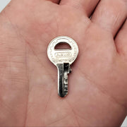 5x Abus 65/20 KBR Old Padlock Key Blanks #90210 Nickel Plated 3 Pin 1