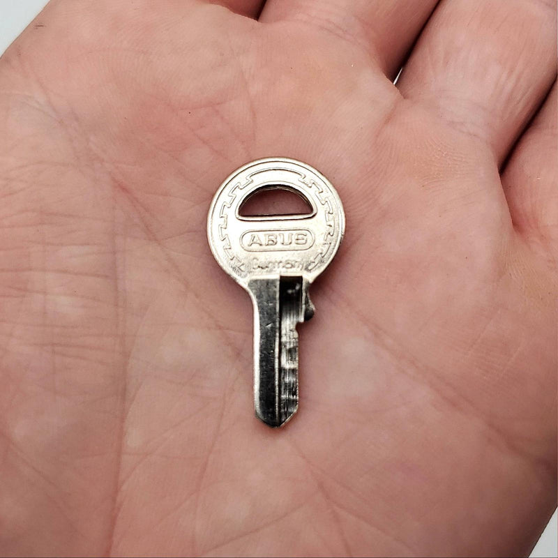 5x Abus 65/20 KBR Old Padlock Key Blanks #90210 Nickel Plated 3 Pin 1