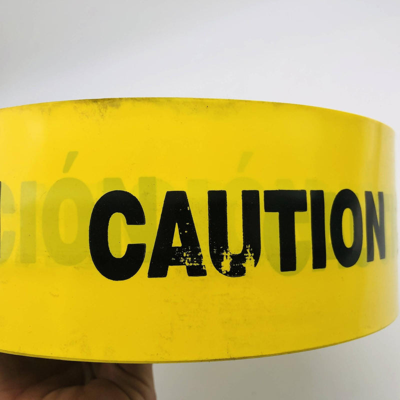 Barricade Tape Caution Precaucion 3in x 1000ft Custom 1 Roll Accuform MPT555 3
