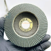 Tex Tuff 96043 Flap Disc 4-1/2in x 7/8in AH T29 60ZRB Angle Grinding Pk of 6 4