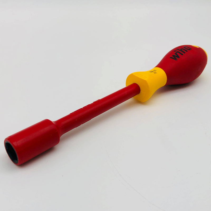 Wiha 32233 Insulated Nut Driver 12.0 x 125mm Cushion Grip Up to 10,000 Volts 1