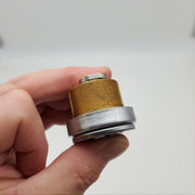 Schlage Mortise Cylinder 1-1/8"L Satin Chrome 1248 Keyway 0 Bit 20-001-626-118 6