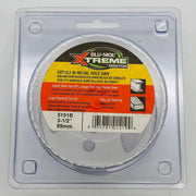 Blu Mol Xtreme 5151B Hole Saw 3-1/2"/89mm Cobalt Steel Bi-Metal Cats Eye Opening 1