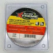Blu Mol Xtreme 5153B Hole Saw 4-1/2"/114mm Cobalt Bi-Metal 1-7/8 Depth of Cut 1