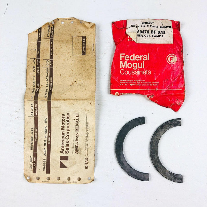 AMC Jeep Renault 7701454051 Thrust Washer OEM NOS Federal Mogul 60478 BF 0.15 6