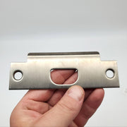 Schlage 10-025 Strike ANSI Satin Stainless Steel Square Corner 1-1/2" Lip 2