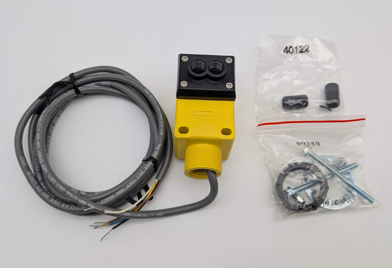 Banner Q45VR2F Photoelectric Sensor Amplifier 2 Meter Cable 5 Pin 35444