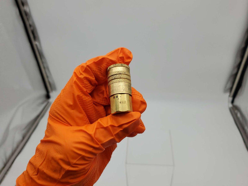 Parker B53 Quick Connect Air Coupling 1/4" Body 1/4" Hose FNPT Brass ARO 210 INT 4