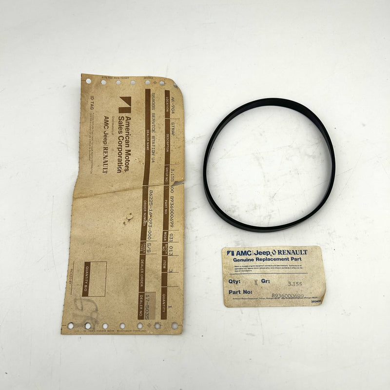 AMC Jeep 36000699 Seal Gasket Rubber Group 3.155 OEM New Old Stock NOS Loose