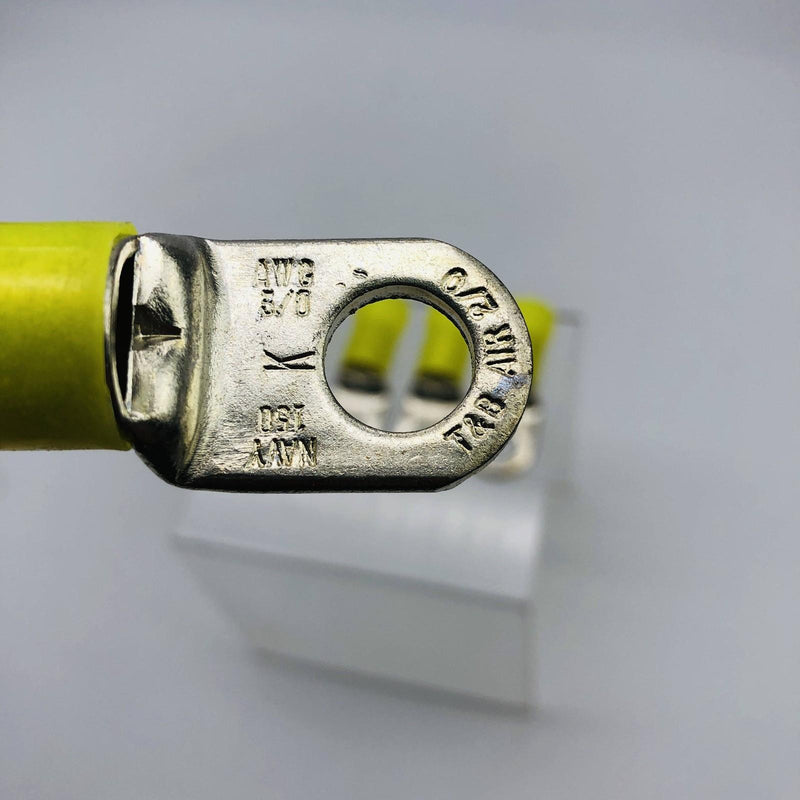 5x Thomas & Betts Sta-Kon RK757 Terminal Ring Ylw Nylon UL Listed 3/0 Bolt 1/2in 6