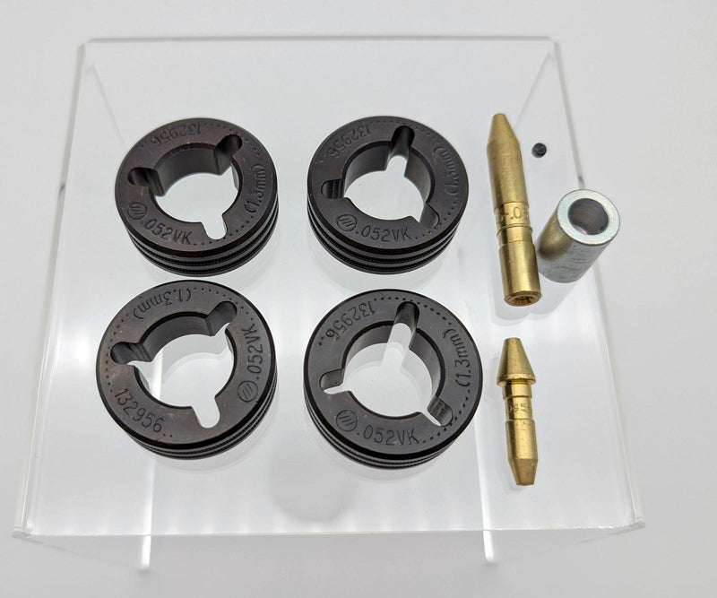 Miller 151054 Drive Roll Kit .052 VK-Groove 4 Roll fits 70/60 Series Wire Feeder 1
