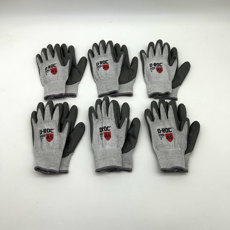 Magid D-Roc GPD590 Chemical and Cut Resistant Glove Size 6 XS Poly Palm 6 Pairs 7