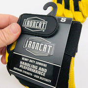 Ironcat 86350 Cowhide Leather Gloves Small Hvy Duty Mechanics Hook Loop 3 Pairs 2