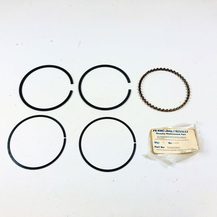 AMC Jeep 83500210 Ring Package Piston Standard 8350 0210 OEM NOS 1983-86 CJ 7-8 7