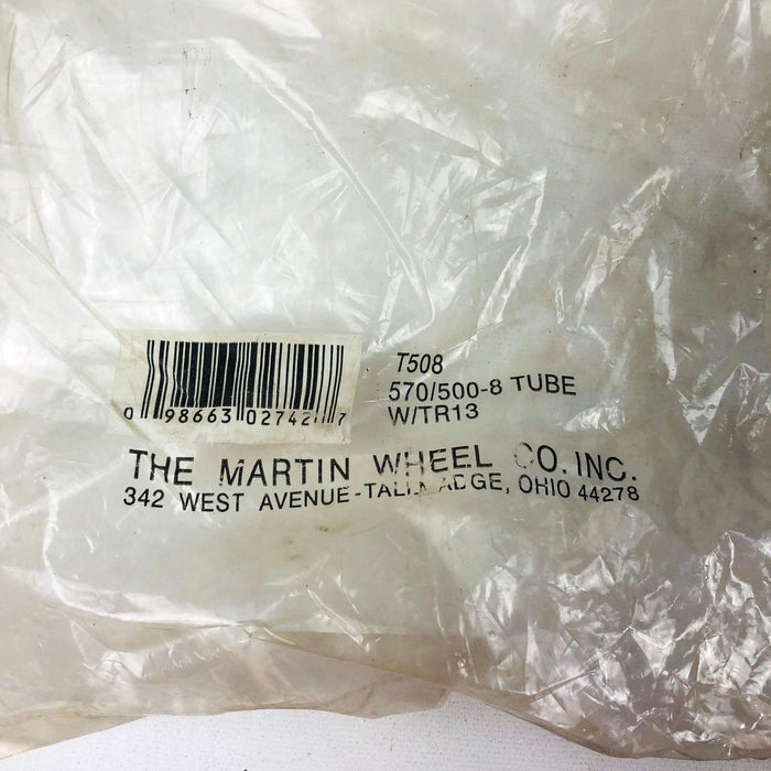 Martin Wheel T508 Inner Tube for Tire Innertube 570/500-8 TR13 Straight Valve