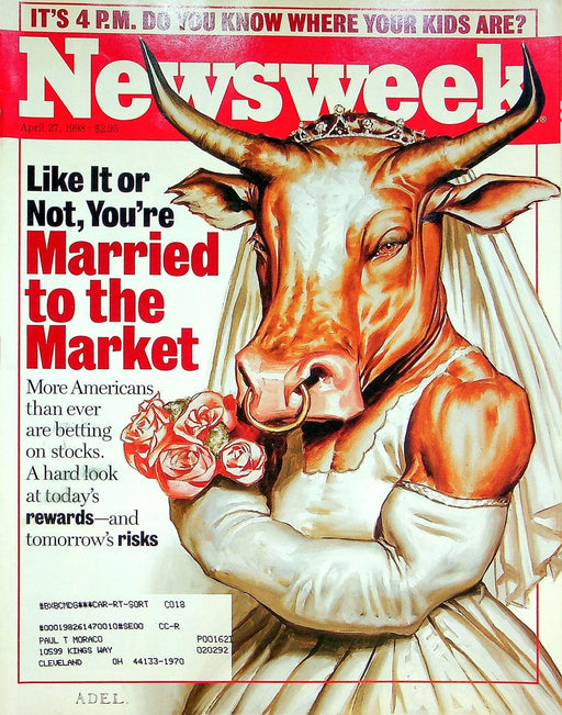 Newsweek Magazine April 27 1998 Bull Market Marriage Married Pol Pot Death 1