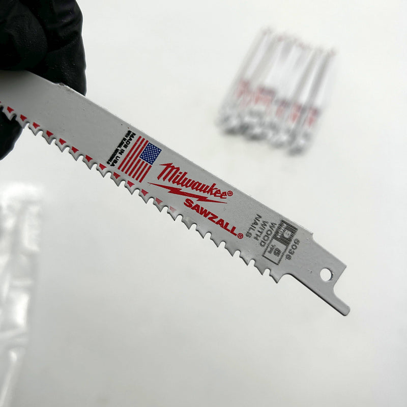 Milwaukee 48-01-6036 Super Sawzall Blades 5 TPI 9" Reciprocating Saw Lot of 23
