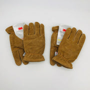 Majestic 1640 Winter Work Gloves Sz Small Side Split Lined Leather Knit 2 Pairs 8