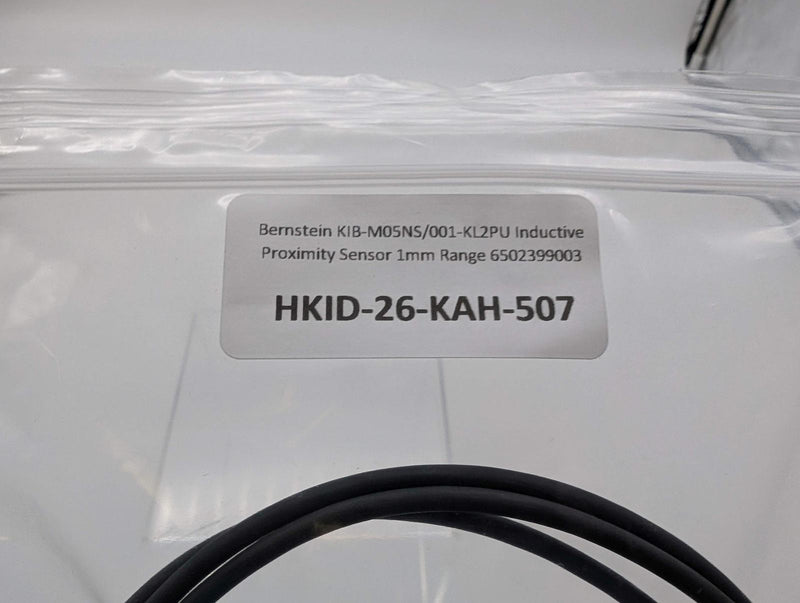 Bernstein KIB-M05NS/001-KL2PU Inductive Proximity Sensor 1mm Range 6502399003