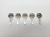 5x Ilco X101 Key Blanks For Some Harley Davidson Motorcycles Nickel Plated 3