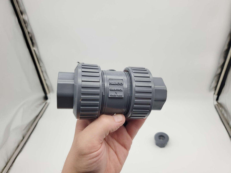 Nibco U45BC-V 1" True Union Ball Check Valve 150 PSI FKM Seal MA801UA 2