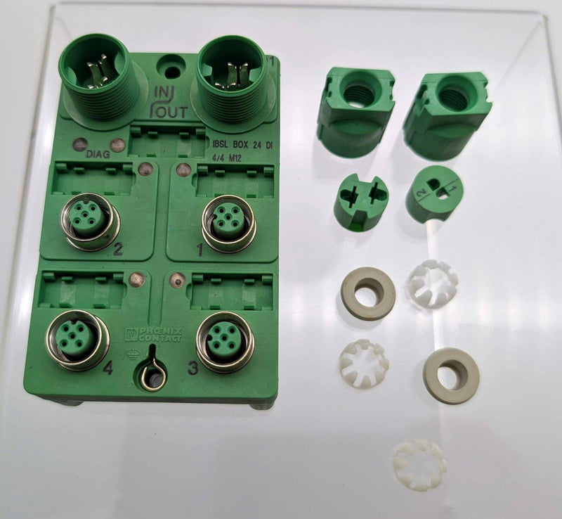 Phoenix contact 2719784 IBSL BOX 24 DI 4/4-M12 INTERBUS Digital Output Module 1