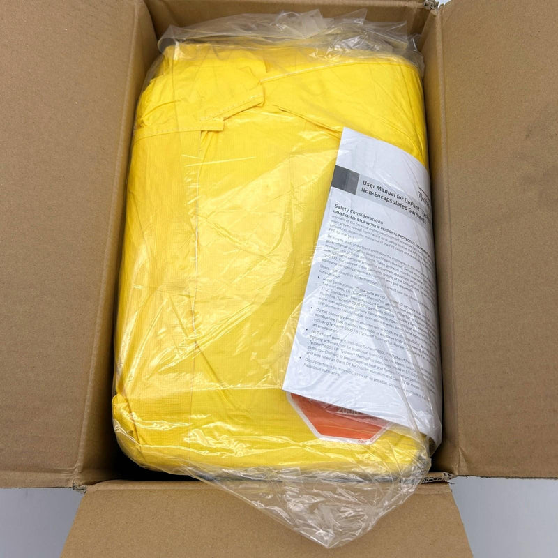 Dupont Tychem 2000 Hazmat Coverall Suit 3XL Hooded Yellow QC122BYL3X001200 12pk 1