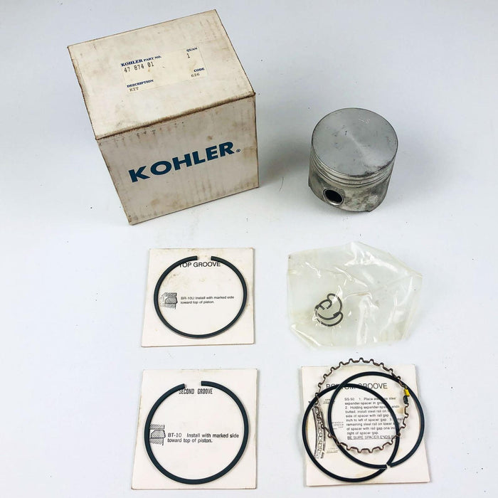 Kohler 4787401 Piston and Piston Ring Set 235287 OEM NOS 4787401S Cp2 1