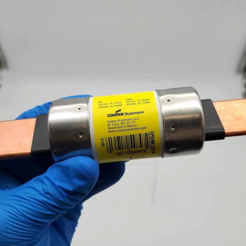 Bussmann LPS-RK-125SP Dual Element Fuse 125A 600V Low-Peak Class RK1 3