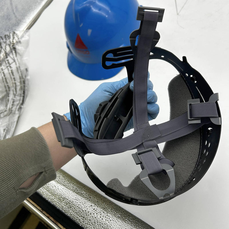 MSA 475359 Hard Hat V Gard Cap Oil Oilfield Refinery Memorabilia Fas-Trac III 8