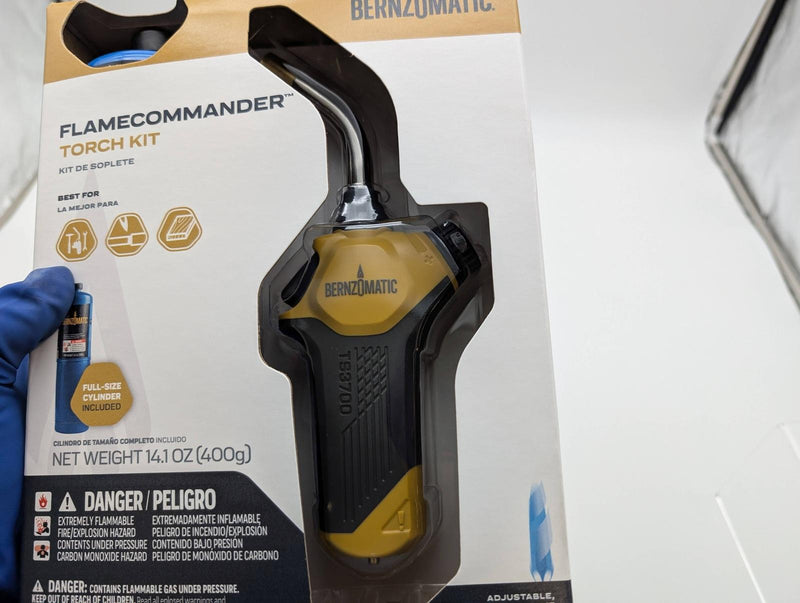 Bernzomatic FlameCommander Torch Kit TS3700KC 14.1 Oz Propane Fuel Cylinder 6