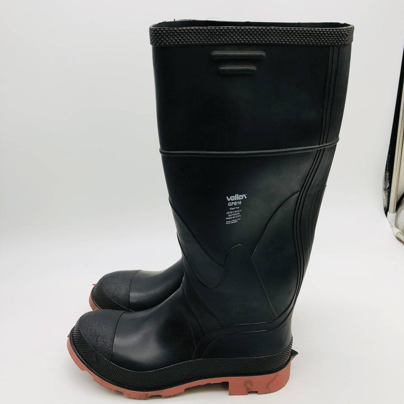 Pvc Boot W9 Onguard GPB-167 Work Rain Boot M7/W9 Steel Toe Cleated Outsole Black P ...