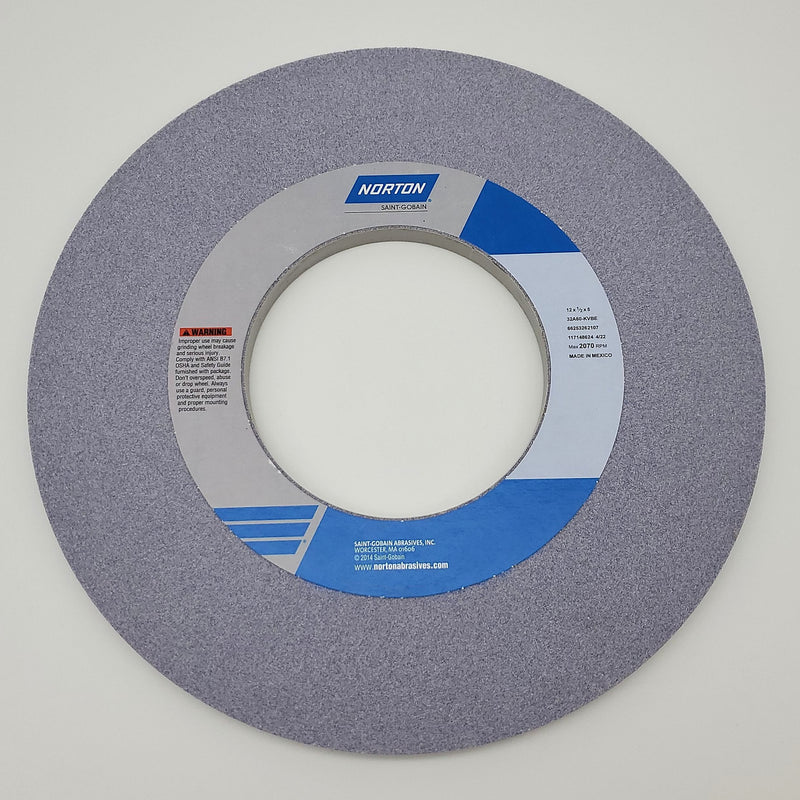 Norton 12"x1/2"x 5" Surface Grinding Wheel 60 Grit 5" Arbor Aluminum Oxide 1