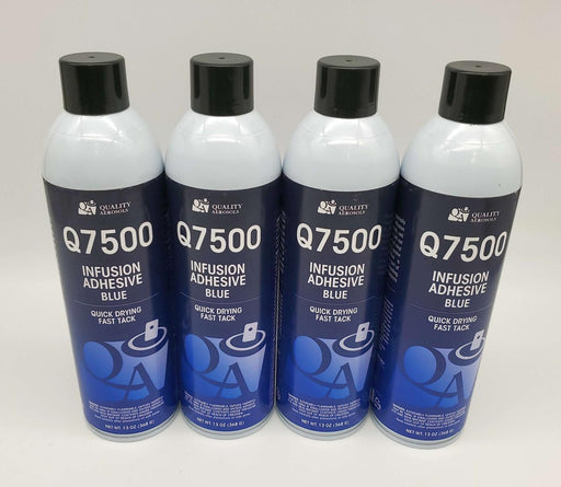 Q7500 Marine Infusion Adhesive for Fiberglass Mat 13 Oz Aerosol Cans Pack of 4 1
