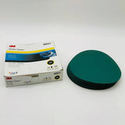 3M 00521 Abrasive Sanding Disc Green Corps 8in Hookit 80E Medium Pack of 25 1