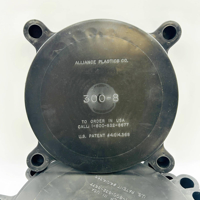 Essentra 3008A Studded Raised Face Flange Protector 8in Black Quickfit Pk of 10 2