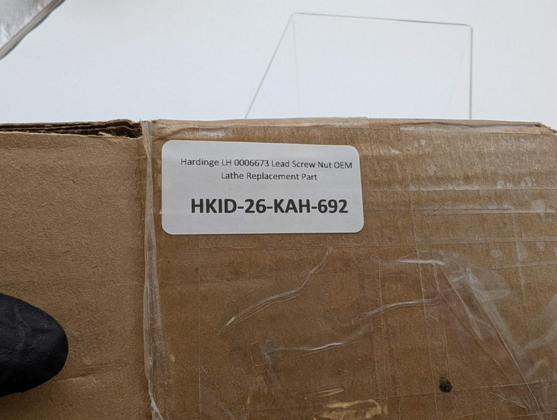 Hardinge LH 0006673 Lead Screw Nut OEM Lathe Replacement Part 6