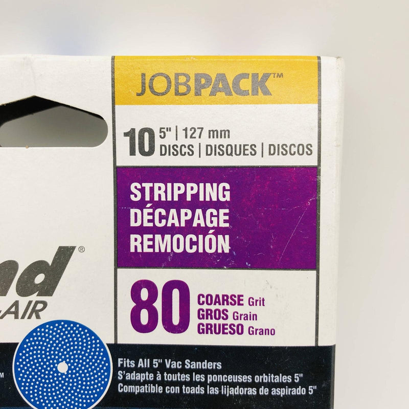 Norton 07660703223 Hook & Sand Discs 5in 80 Grit Multi Air Multi Hole 10pk 3