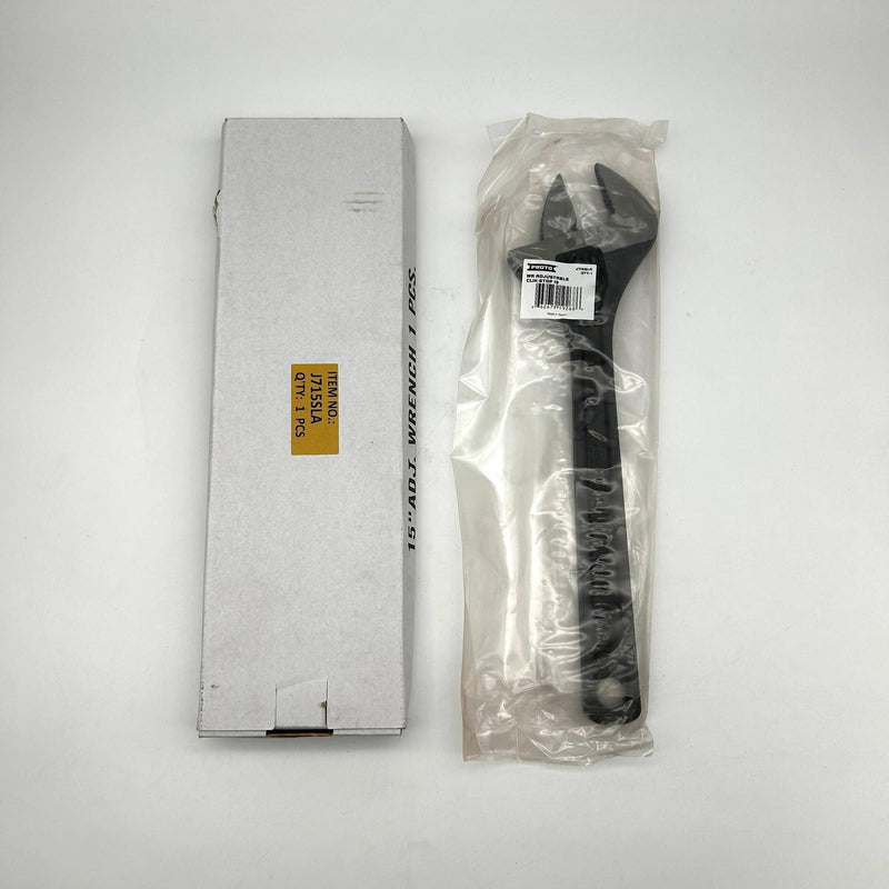 Proto J715SLA Adjustable Wrench Click-Stop 15 inch Black Oxide