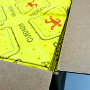 Spilfyter HVU-75 Universal SM Sorbent Pads 16in x 18in Hi Vis Yellow DW 100/Box 6